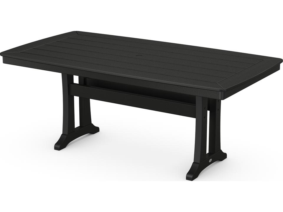 POLYWOOD Nautical Trestle 73-Inch Rectangle Dining Table in Various Colors