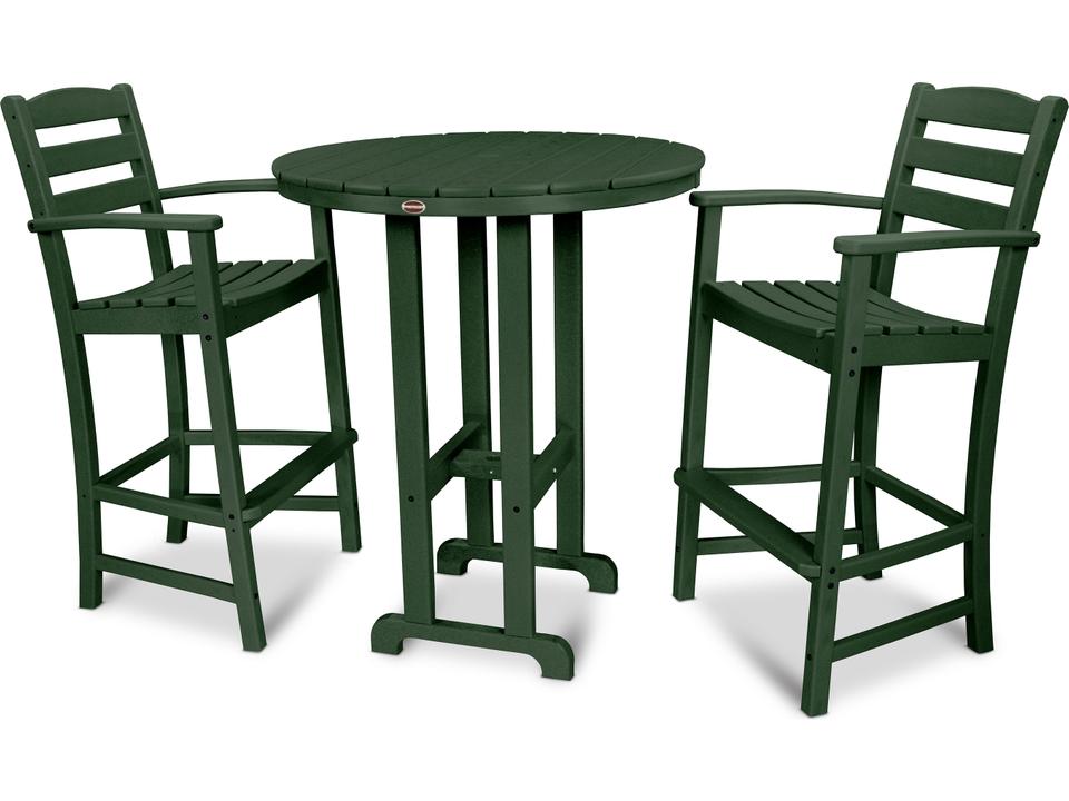 La Casa Cafe Recycled Plastic 3 Piece Bar Set