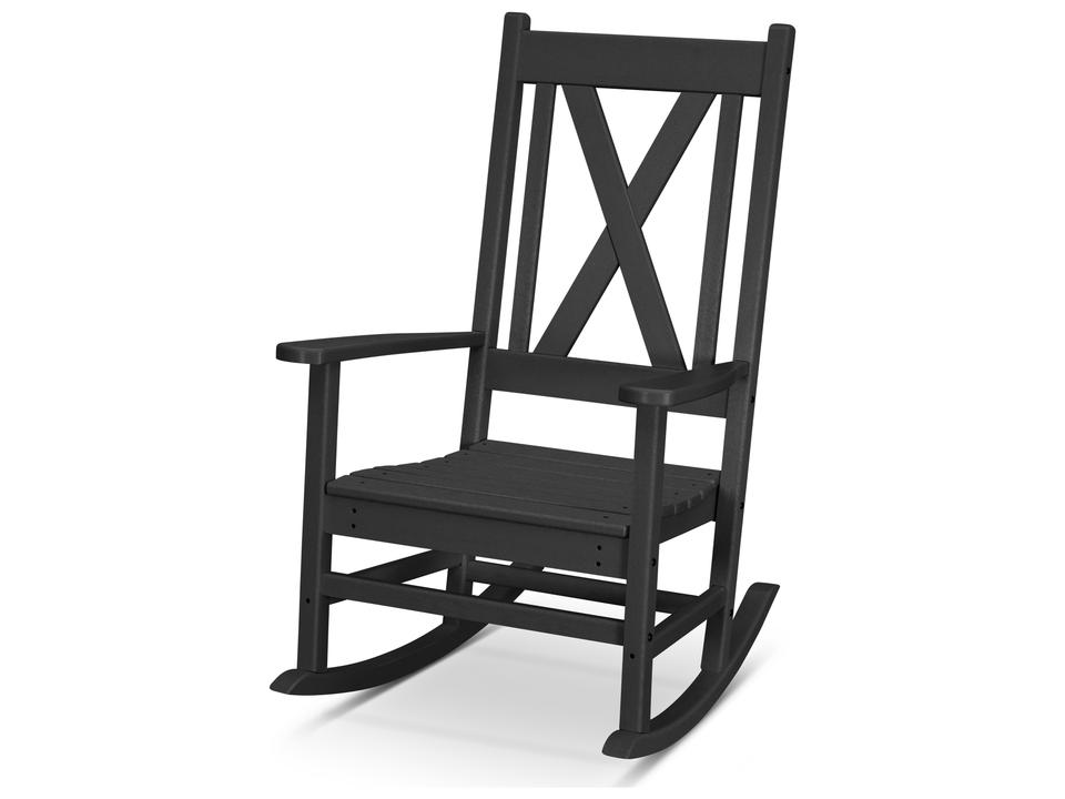 POLYWOOD Braxton Classic X-Back Porch Rocking Chair