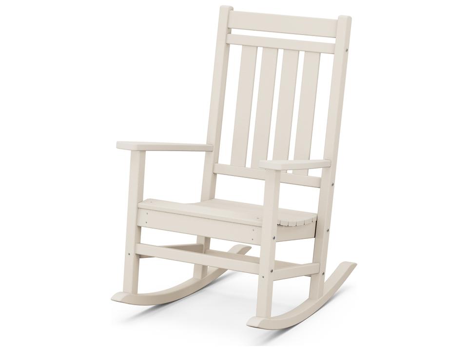 POLYWOOD Estate Outdoor Recycled Plastic Rocking Chair in Multiple Colors