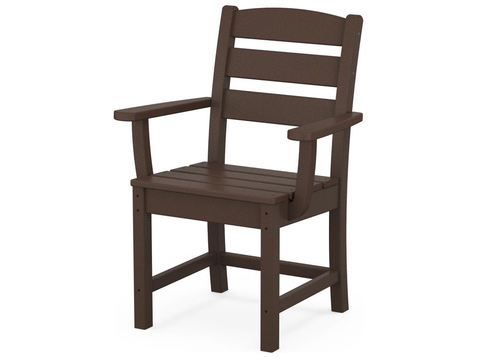 POLYWOOD Lakeside All-Weather Dining Arm Chair with Arched Back
