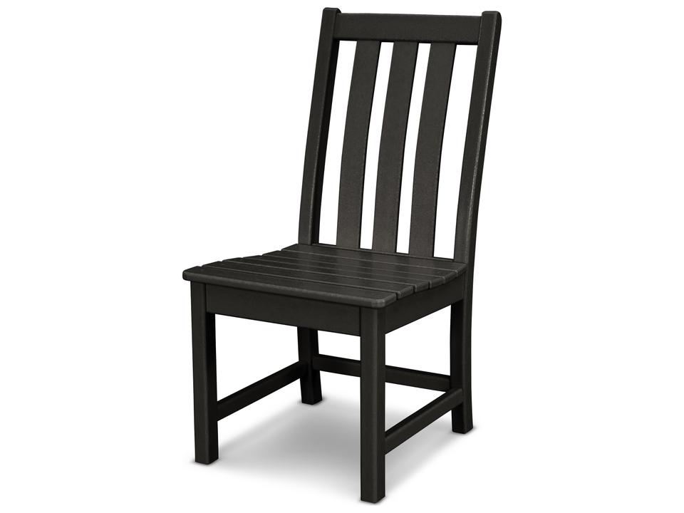 POLYWOOD Vineyard Recycled Plastic Dining Side Chair in Multiple Finishes