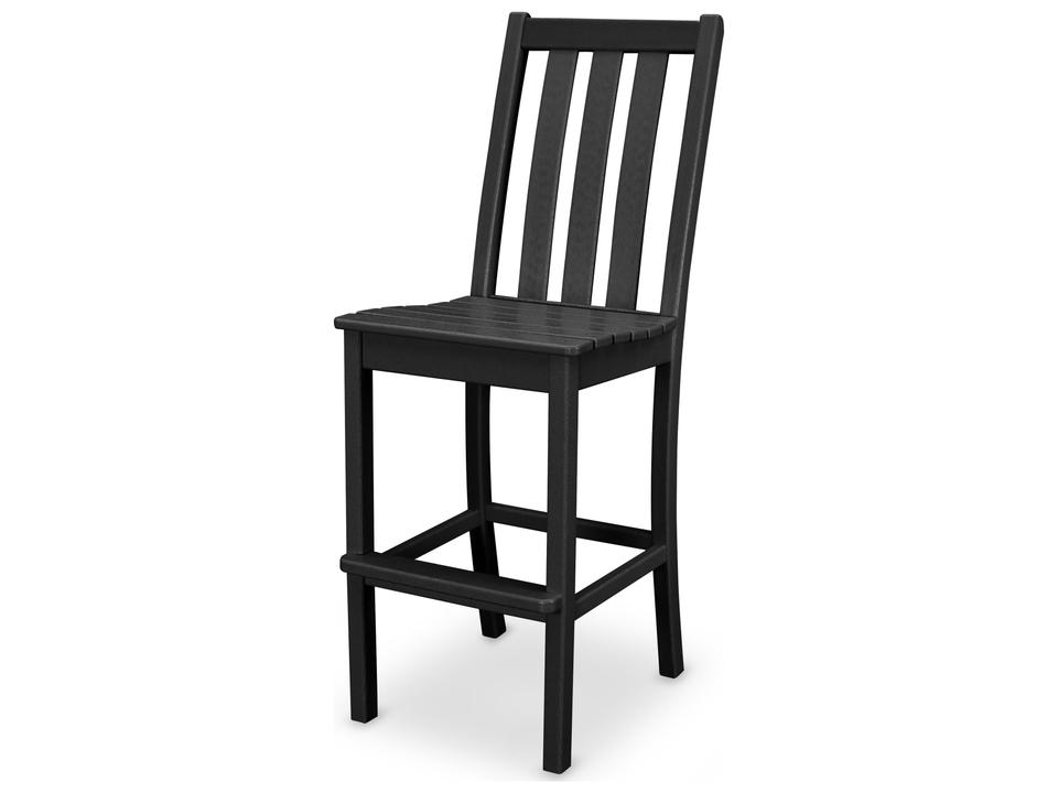 POLYWOOD Vineyard Bar Side Chair Recycled Plastic in Multiple Colors