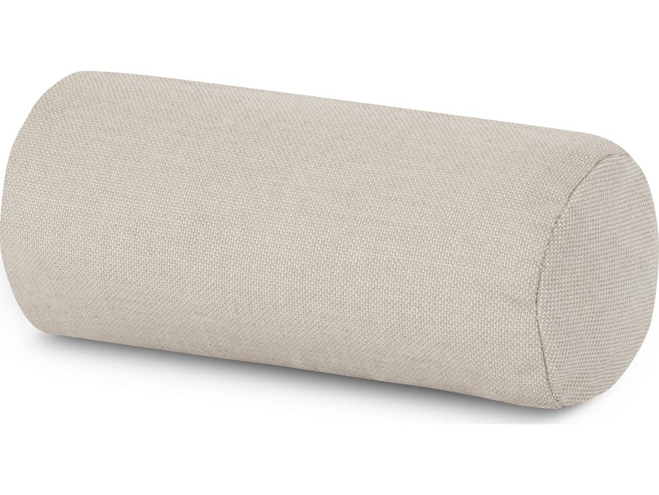 POLYWOOD Ateeva Outdoor Bolster Pillow in Silver Garnet