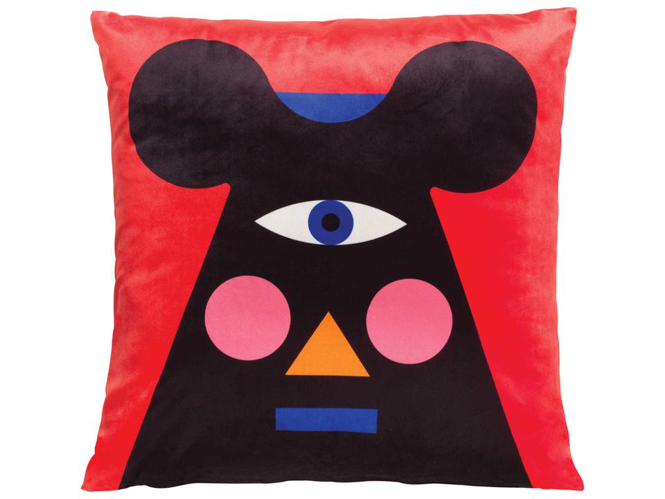 Oggian Mr. Mouse Decorative Pillow in Polyester and Acrylic