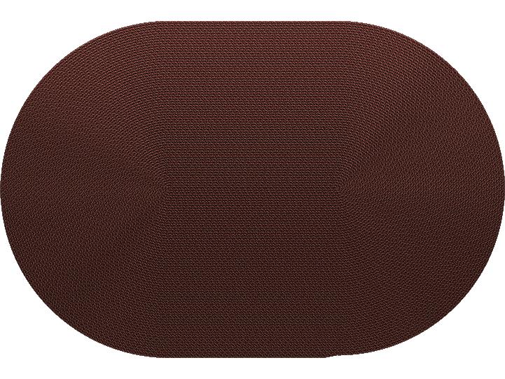 Nami Composition D Oval Braided Indoor Outdoor Area Rug in Recyclable Polypropylene by Stefano Giovannoni