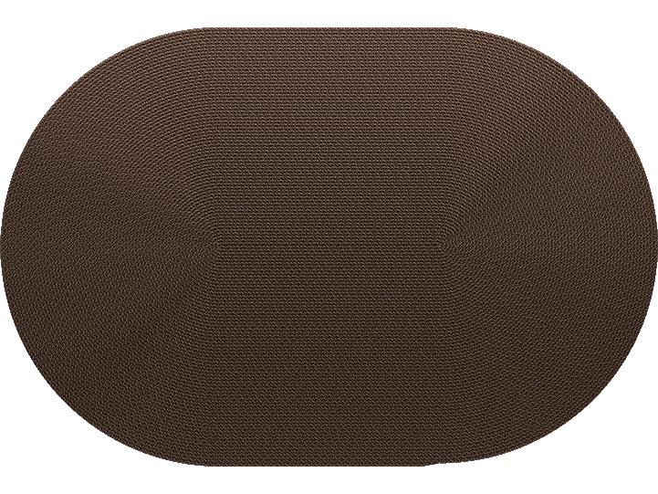 Nami Composition E Oval Braided Area Rug in Recyclable Polyethylene by Stefano Giovannoni