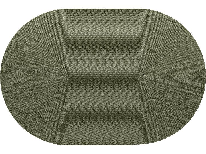Nami Composition F Oval Braided Area Rug in Recyclable Polypropylene by Stefano Giovannoni
