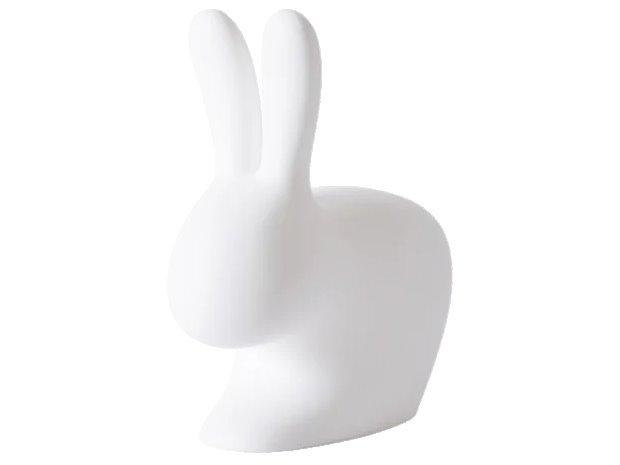 Rabbit XS Doorstopper in White Polyethylene by Stefano Giovannoni