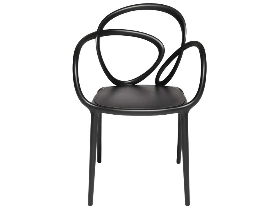 Loop Black Polypropylene Dining Chair (Set of 2)
