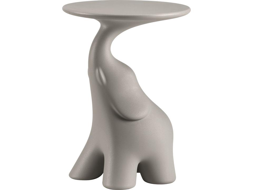 Pako End Table in Grey Recycled Polyethylene by Stefano Giovannoni