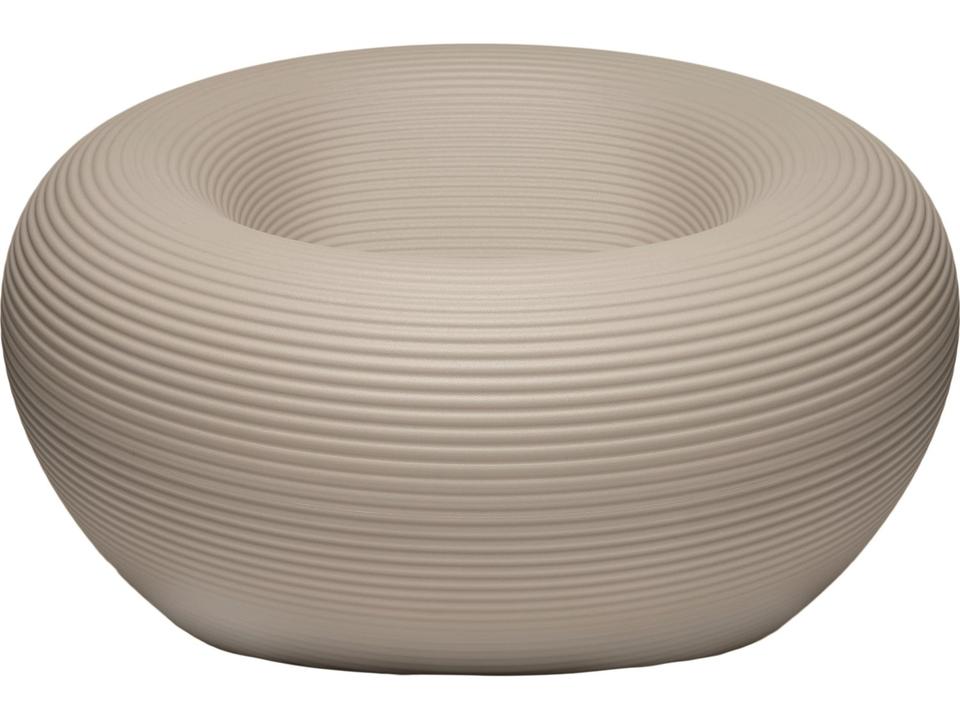Nami Recycled Plastic Lounge Chair in Dove Grey