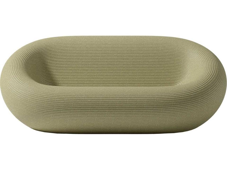 Nami 2-3 Seat Recycled Plastic Sofa in Sage Green Mix