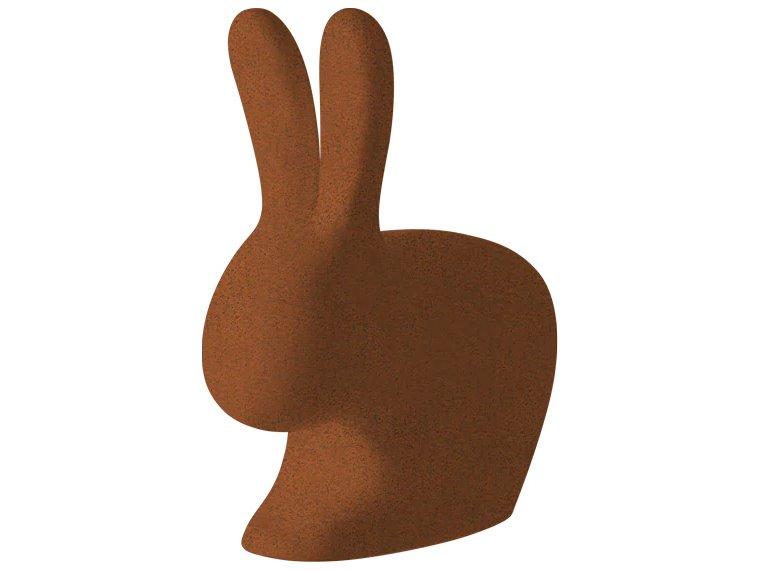 Rabbit Terracotta Mix Recycled Plastic Lounge Chair by Stefano Giovannoni