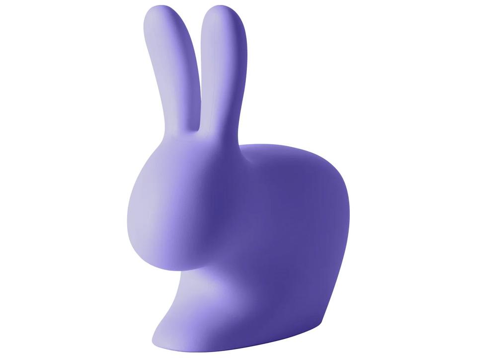 Rabbit Outdoor Lounge Chair in Violet Recycled Polyethylene by Stefano Giovannoni