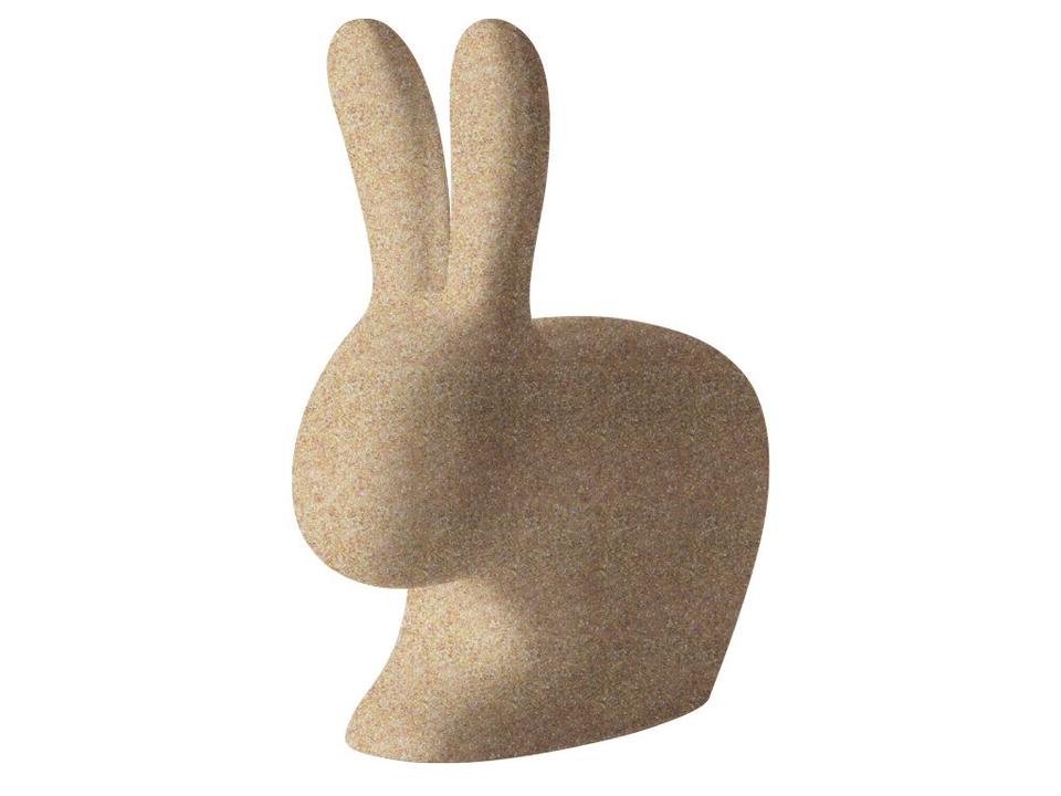 Rabbit Golden Sand Mix Recycled Plastic Lounge Chair by Stefano Giovannoni