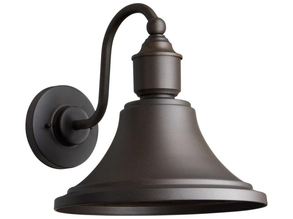 1-Light Wall Lantern in Oiled Bronze
