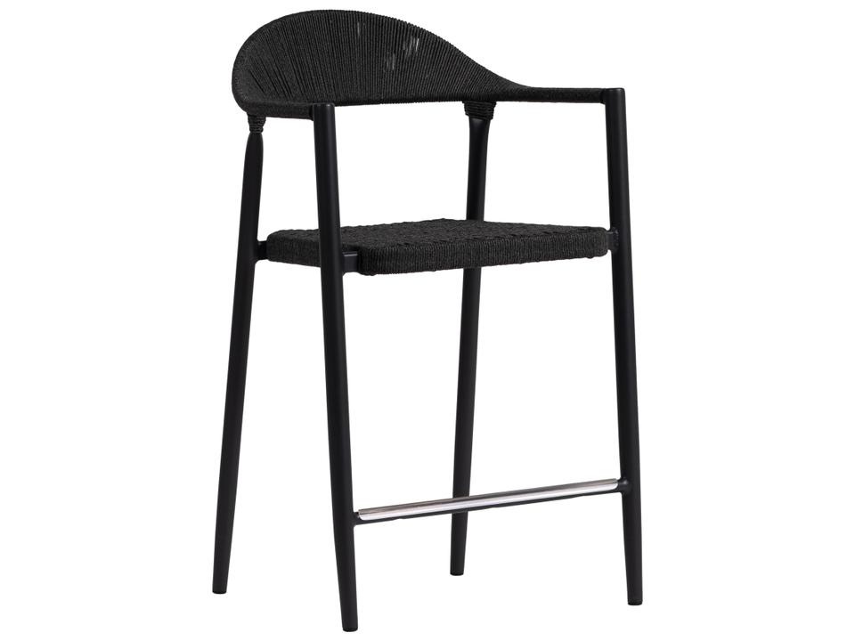 Ballina Aluminum Rope Counter Stool in Powder Coated Finish