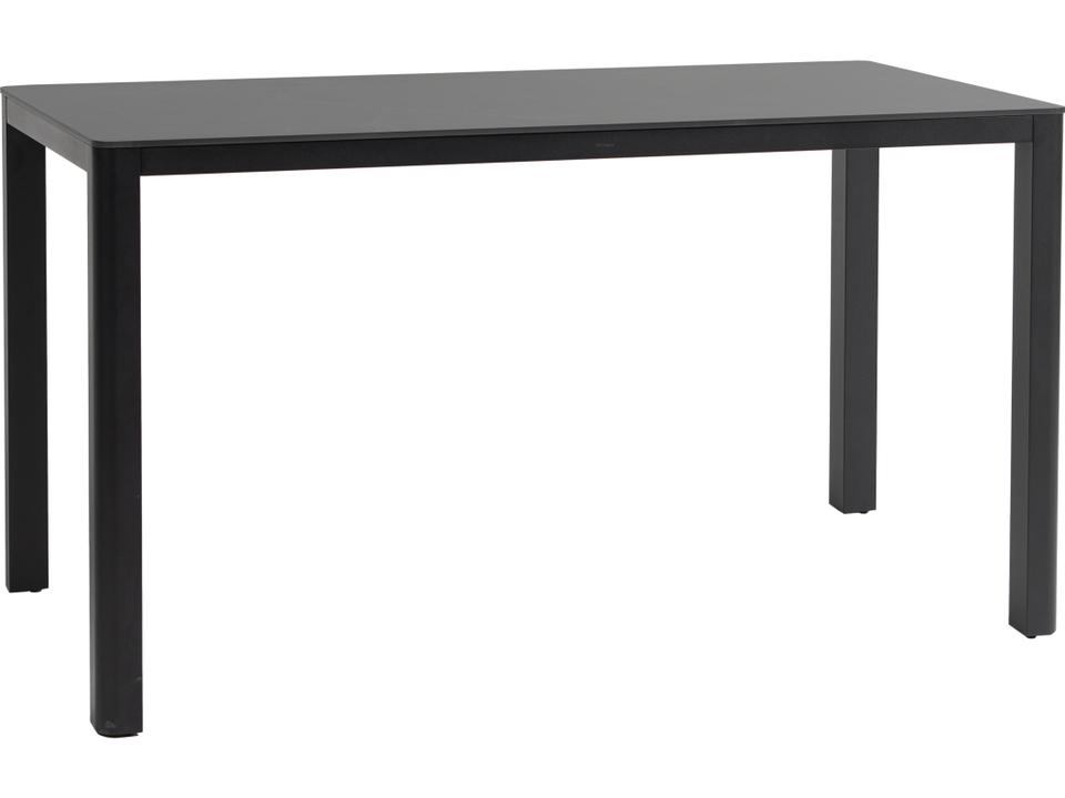 Hampshire Rectangular Bar Table with Pietra Grey Sintered Stone Top in Diva Night