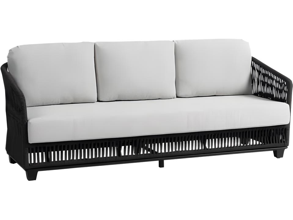 Gemelli Aluminum Cushion Sofa with Diva Night Frame