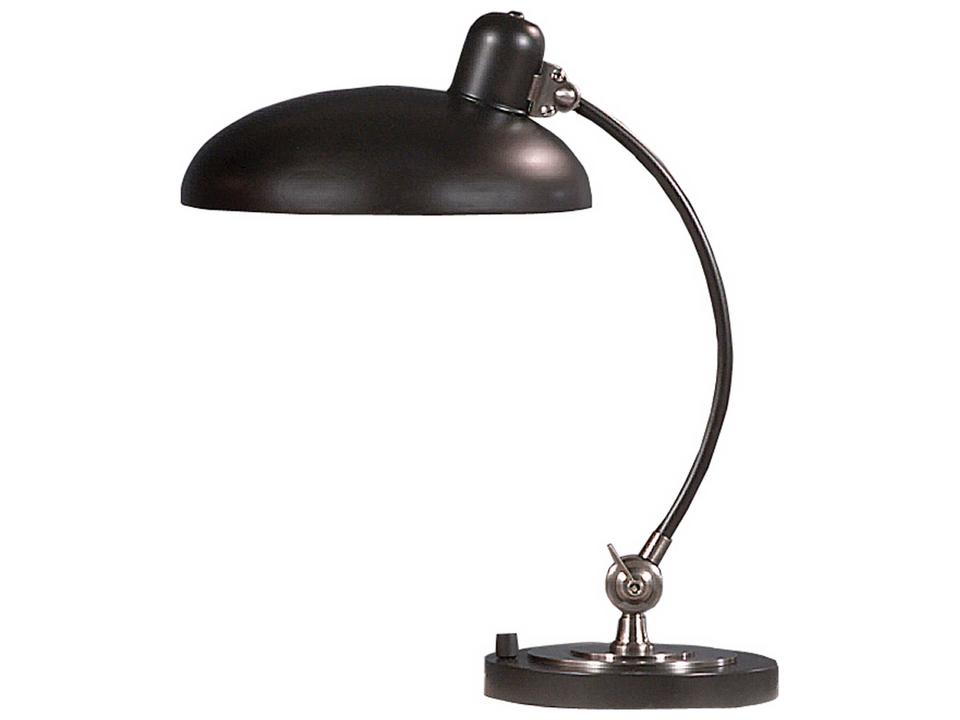 Bruno Lead Bronze Ebonized Nickel Desk Lamp