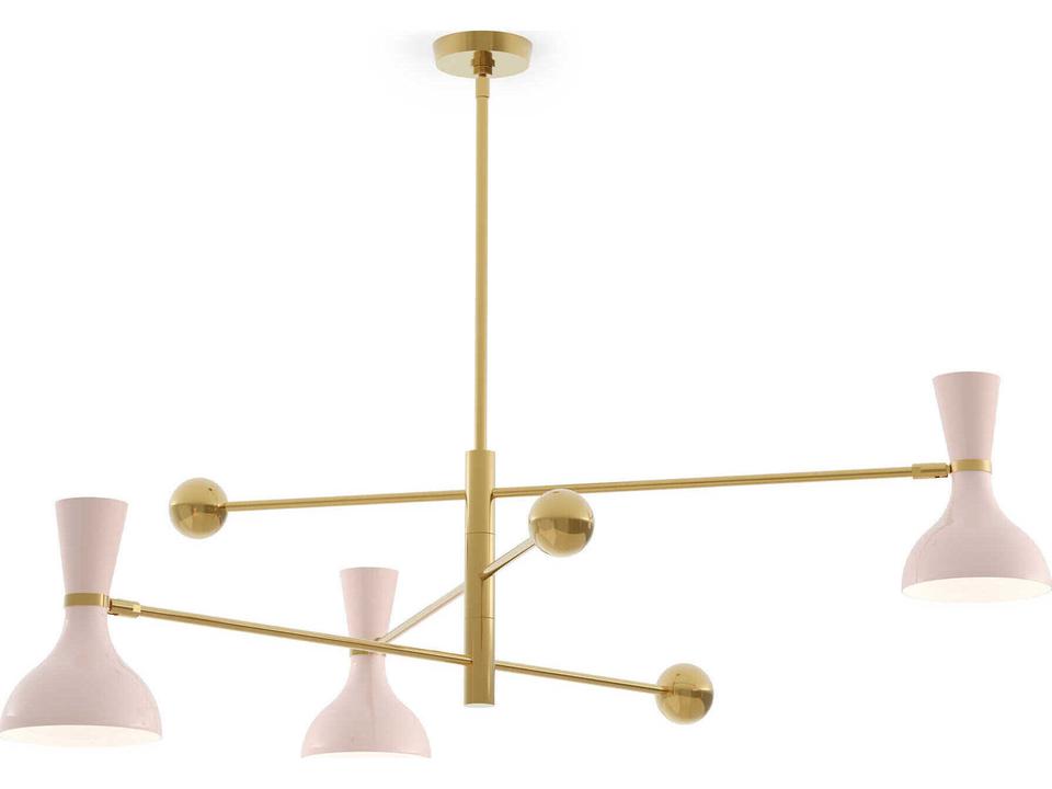 Clare 3-Light Chandelier with Metal Cone Shades