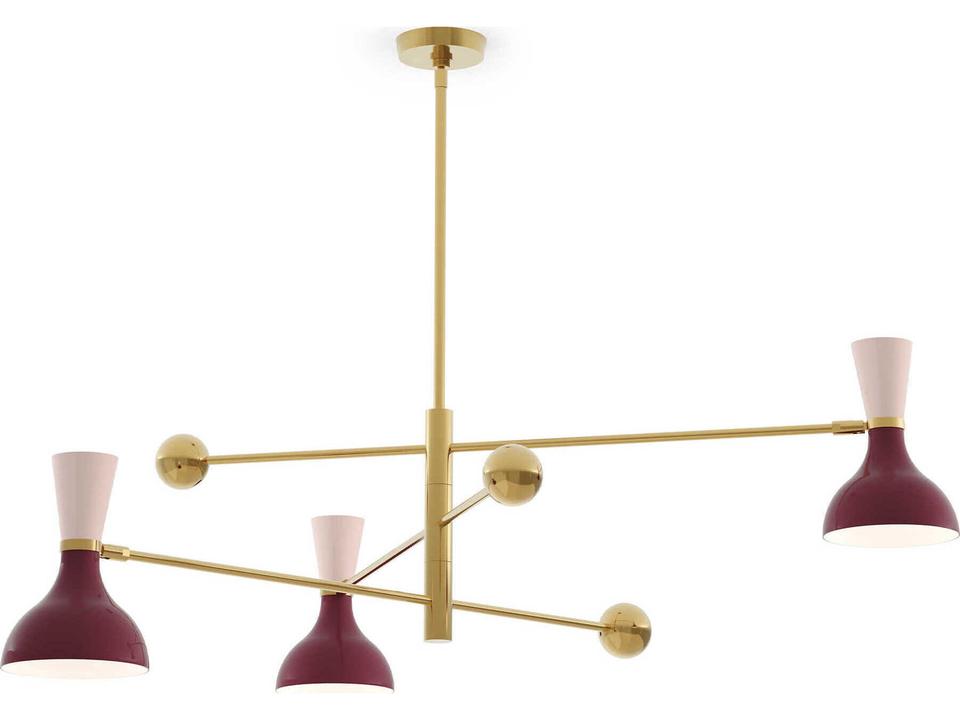 Clare 3-Light Chandelier with Metal Cone Shades