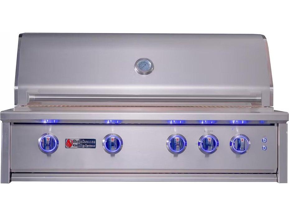 Cutlass Elite Stainless Steel 4 Burner Gas Built-In Grill