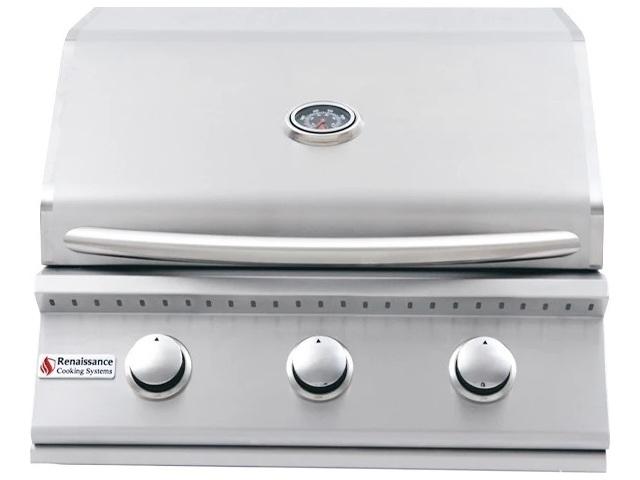 Premier Series 26-Inch Built-In Natural Gas Grill