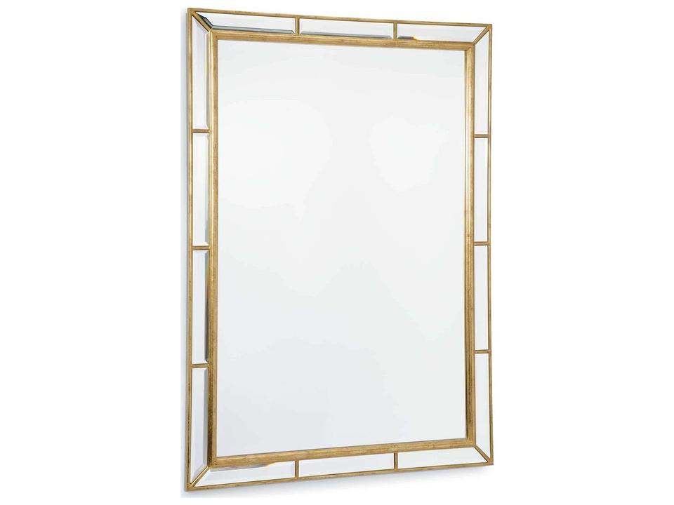 Plaza Beveled Mirror in Antique Gold Leaf