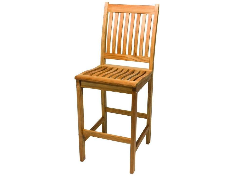 Classic Teak Outdoor Bar Chair