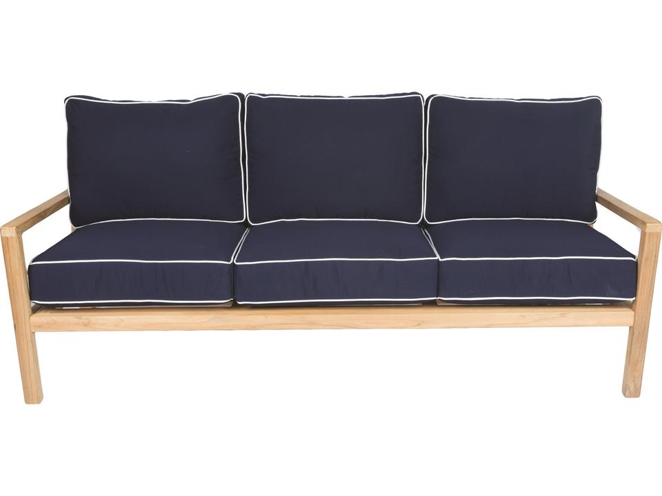 Coastal Teak 3-Seater Sofa