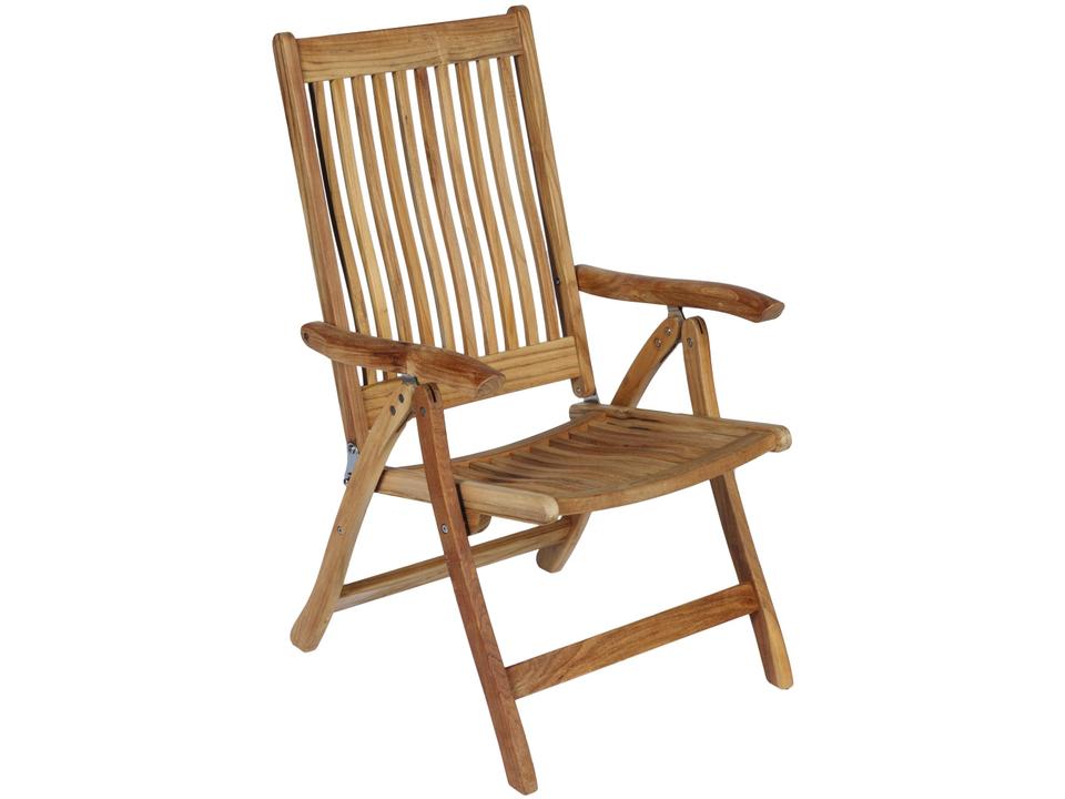 Estate Teak Reclining Lounge Chair