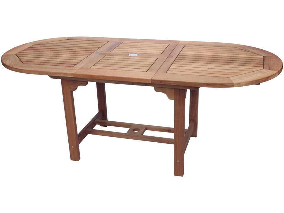 Family Expansion 60-78 Inch Oval Teak Dining Table