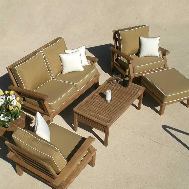 Miami Cushion Outdoor Patio Lounge Set