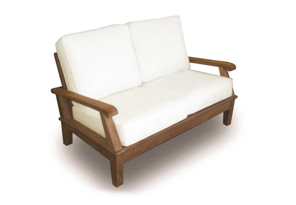 Miami Cushion Adjustable Outdoor Loveseat