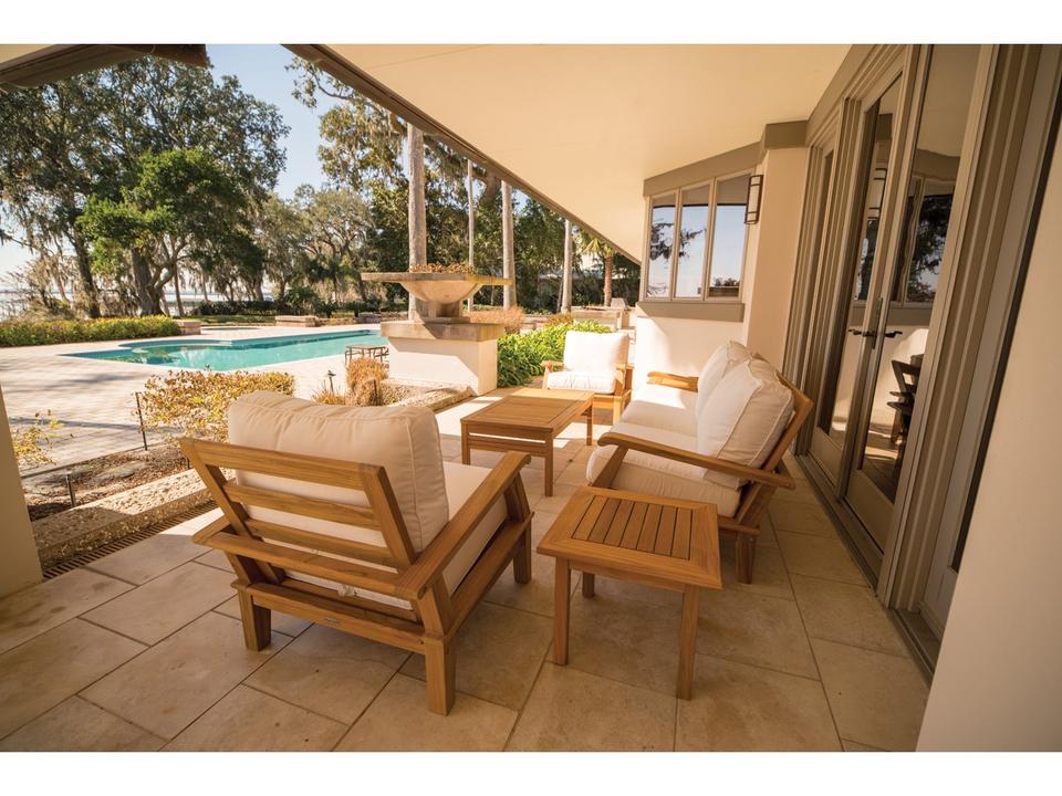 Miami Teak Patio Lounge Set