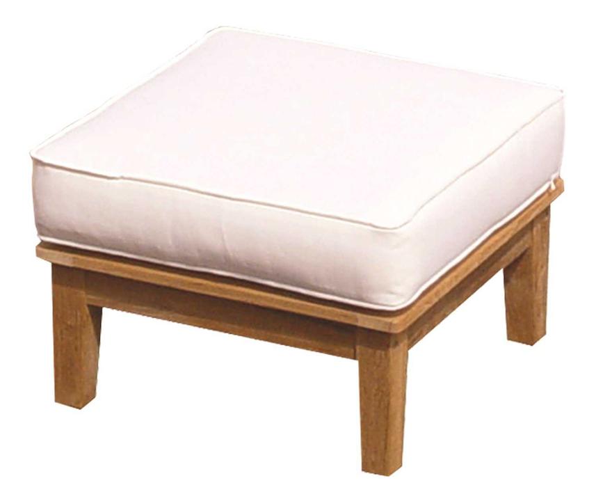 Miami Teak Cushion Ottoman