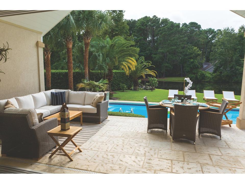 Sanibel Wicker Sectional Outdoor Lounge Set
