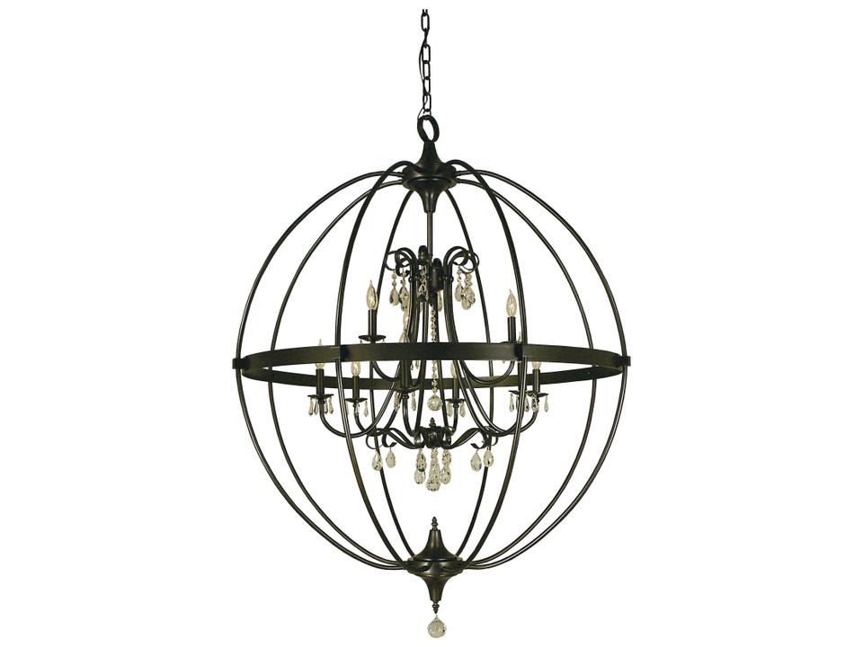 9-Light Compass Chandelier