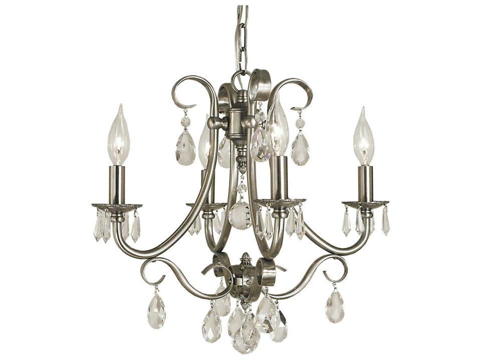 4-Light Liebestraum Chandelier with Crystal Accents