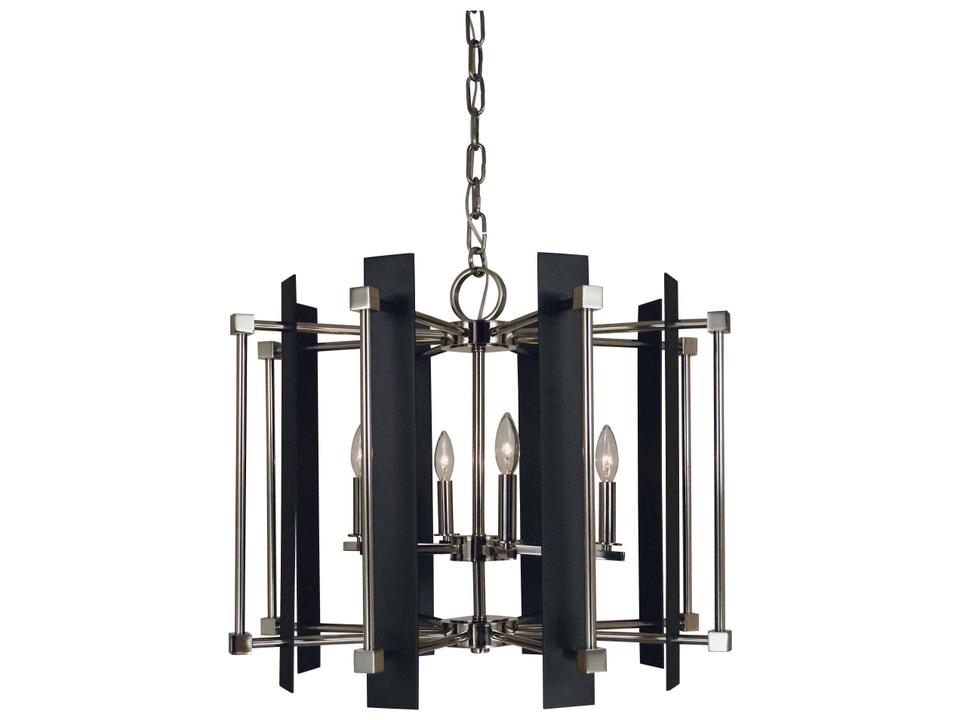 6-Light Louvre Candelabra Chandelier