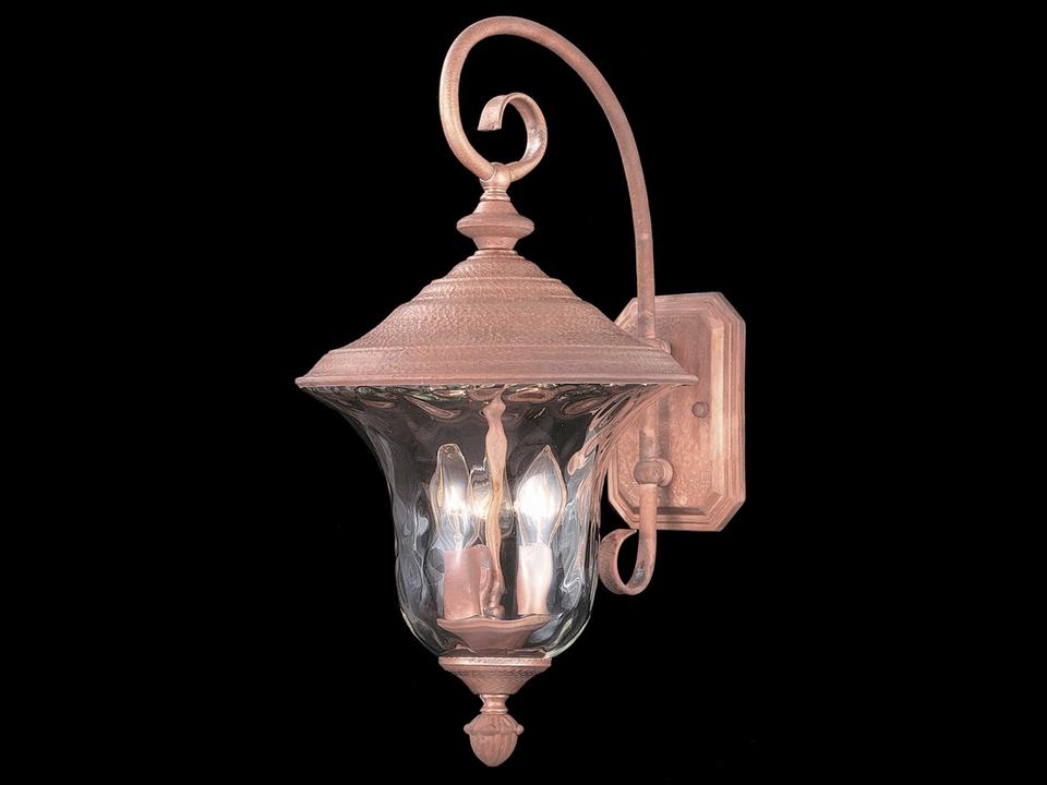 Carcassonne 3-Light Outdoor Wall Sconce