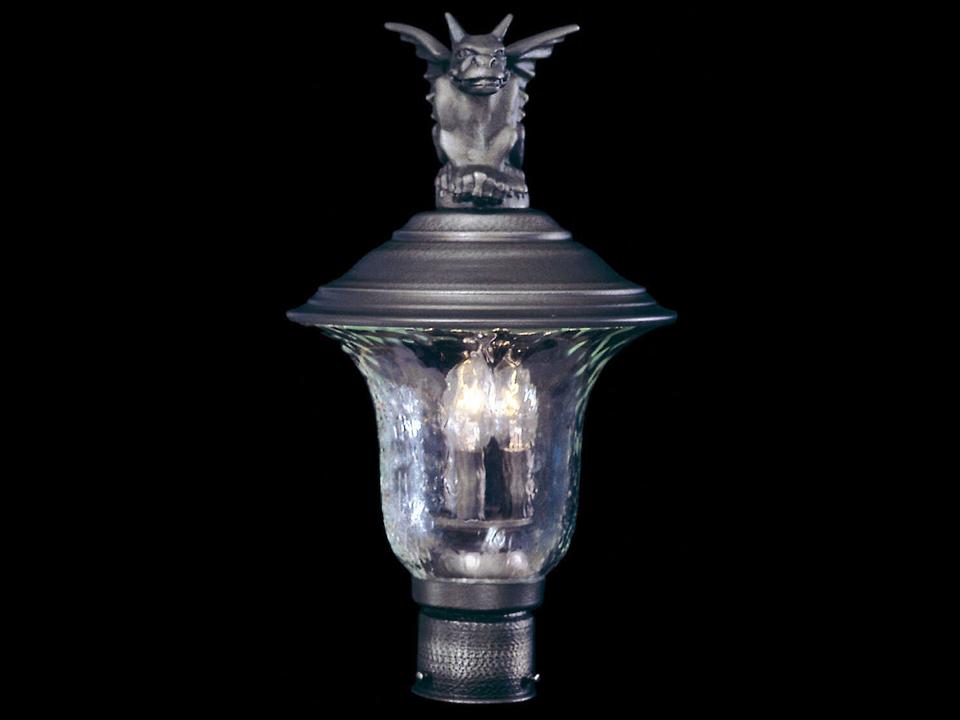 Carcassonne 3-Light Outdoor Post Light
