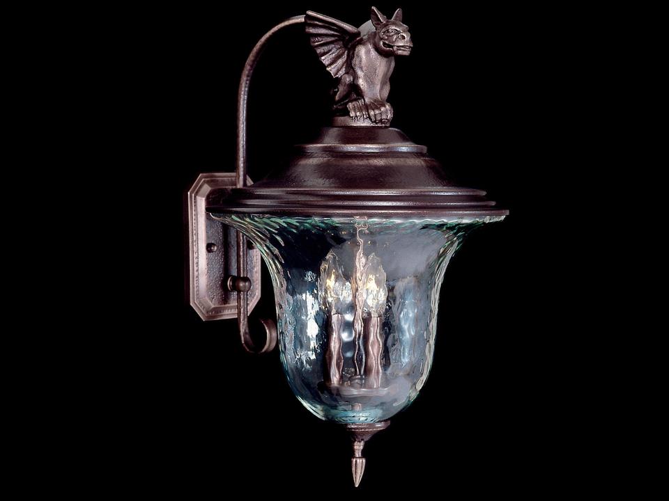Carcassonne 3-Light Outdoor Wall Light