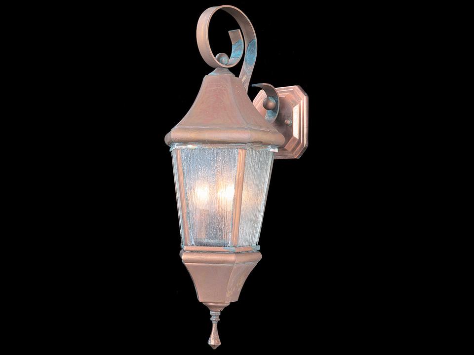 Normandy 3-Light Outdoor Wall Sconce in Traditional Style
