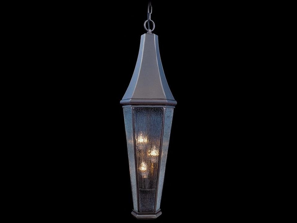 Le Havre Solid Brass 3-Light Outdoor Hanging Light