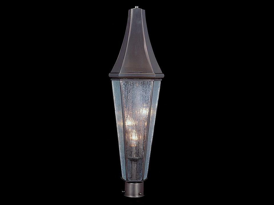 Le Havre 3-Light Solid Brass Outdoor Post Light