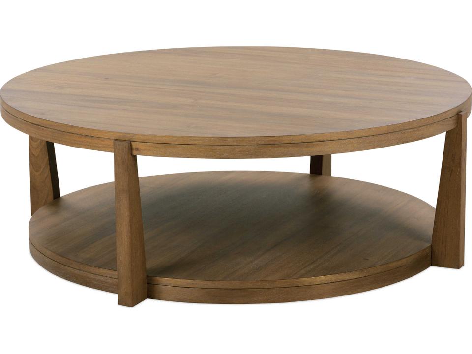 Koda Round Coffee Table in Saddle Acacia Veneer