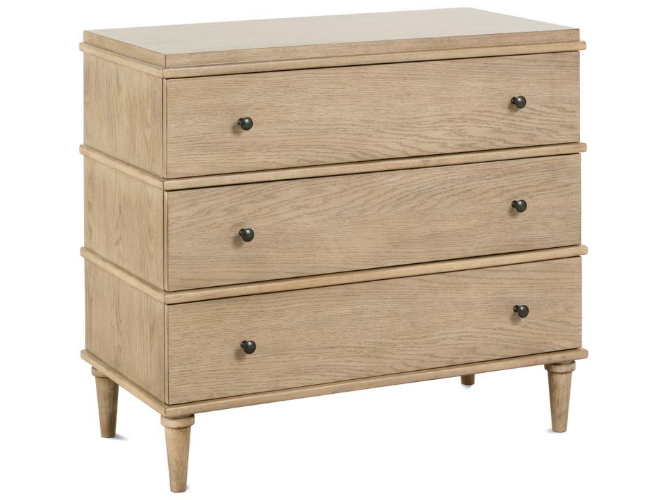 Provence 3-Drawer Chest with Soft Close Glides in Sand Finish